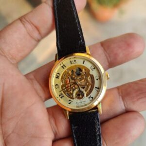 Allwyn quartz Skelton watch