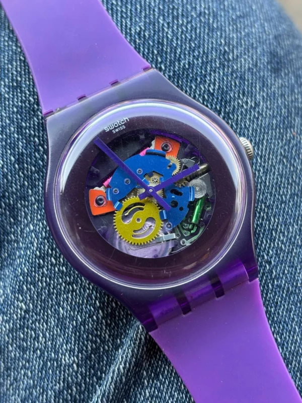 Swatch New Gent Purple Lacquered