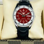 Seiko Automatic mod red