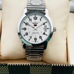 Mod Seiko 5 Automatic Stainless Watch white