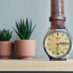 Vintage Seiko automatic golden dial