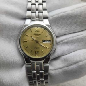 SEIKO 7S26 AUTOMATIC golden dial