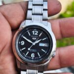 Seiko automatic watch black