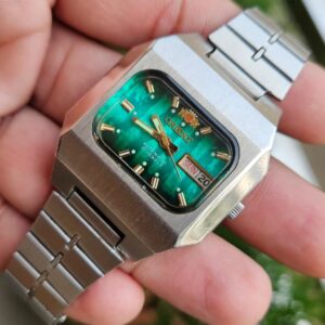 Vintage Orient Automatic Watch green dial