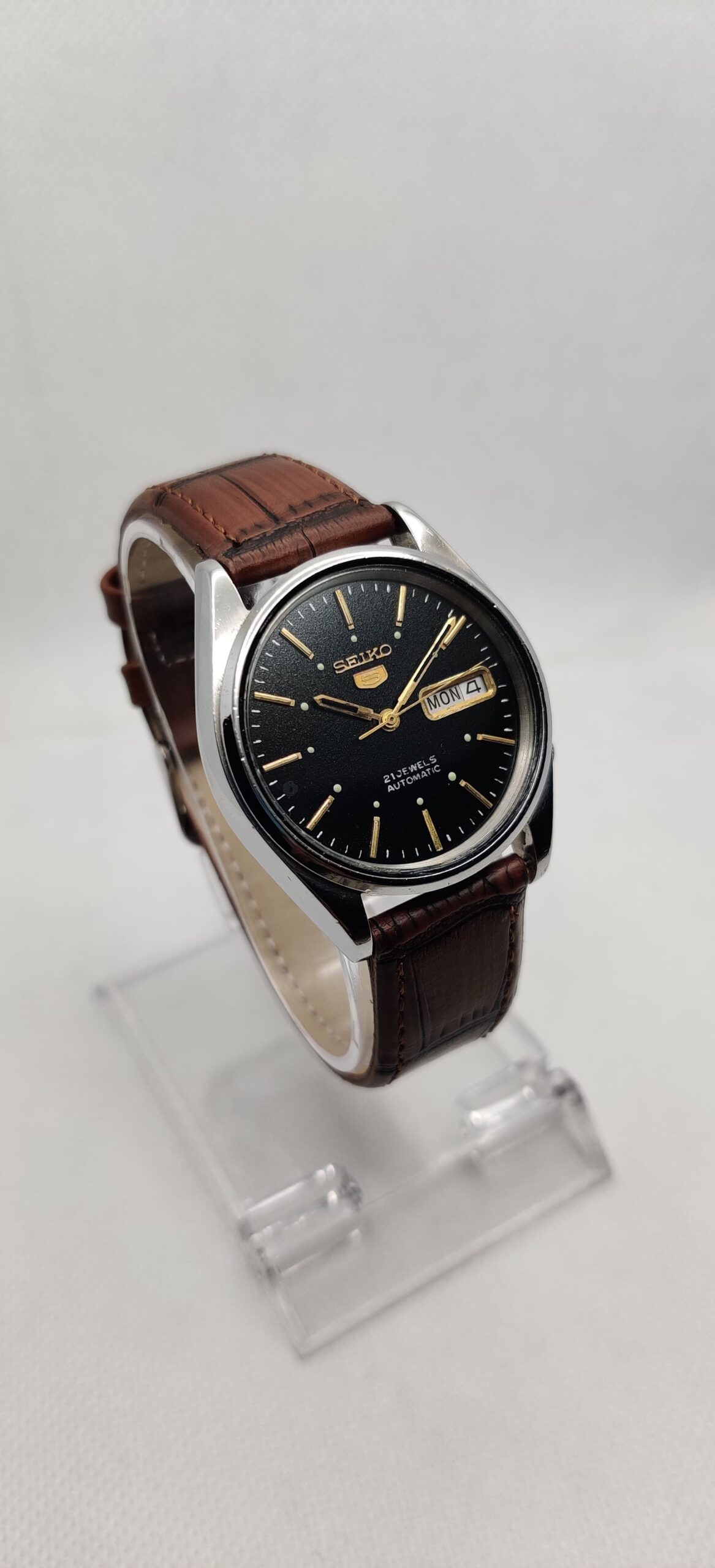 Seiko 5 automatic black - Image 5