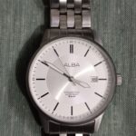 Alba Quartz watch by Seiko with beautiful white Dial,