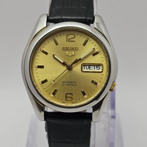 Pre-owned Seiko 5 Automatic open back Mens Watch