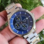 Seiko chronograph blue
