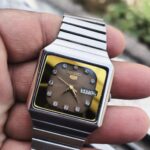 vintage Seiko automatic tv dial watch