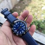 Casio quartz watch blue dial