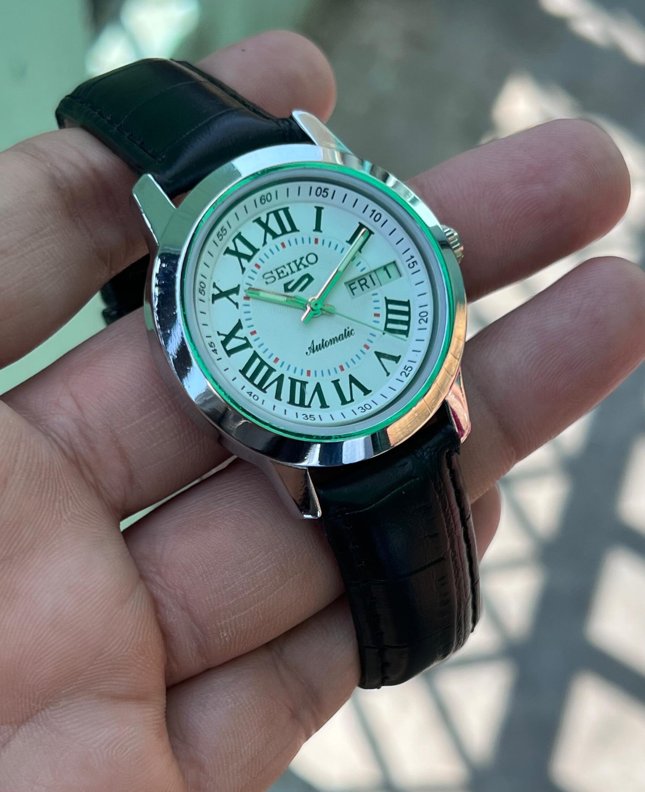 Modified Seiko 5 Automatic – Roman Dial Edition - Image 2