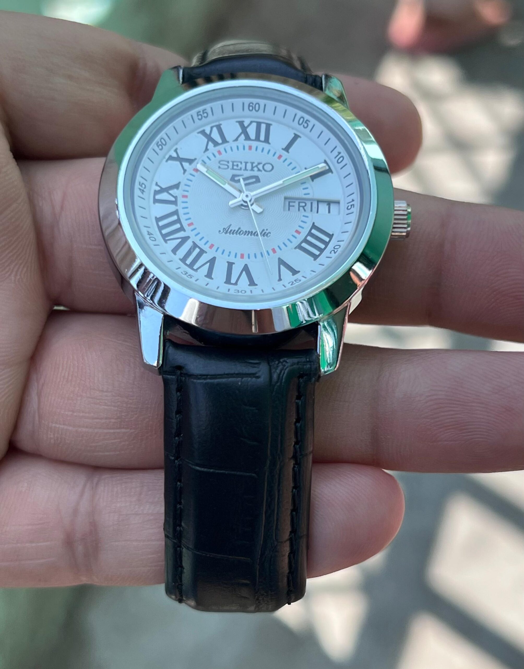 Modified Seiko 5 Automatic – Roman Dial Edition - Image 5