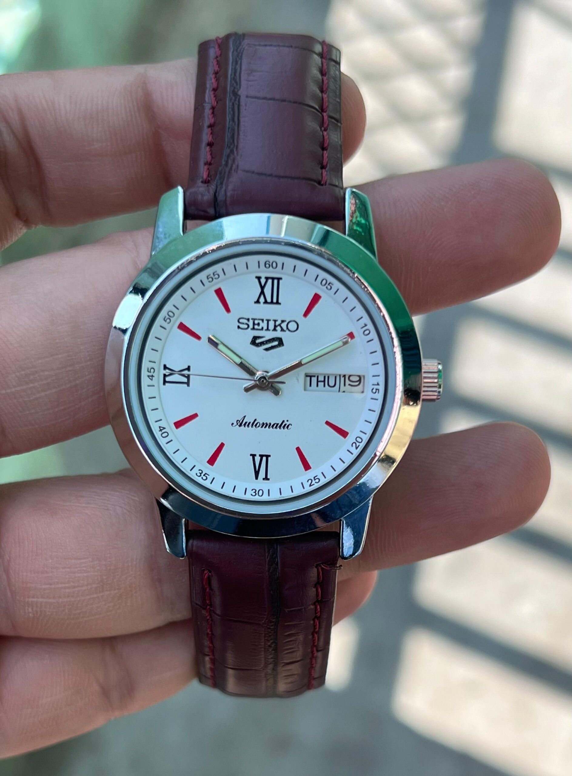 Modified Seiko 5 Automatic Classic white - Image 2