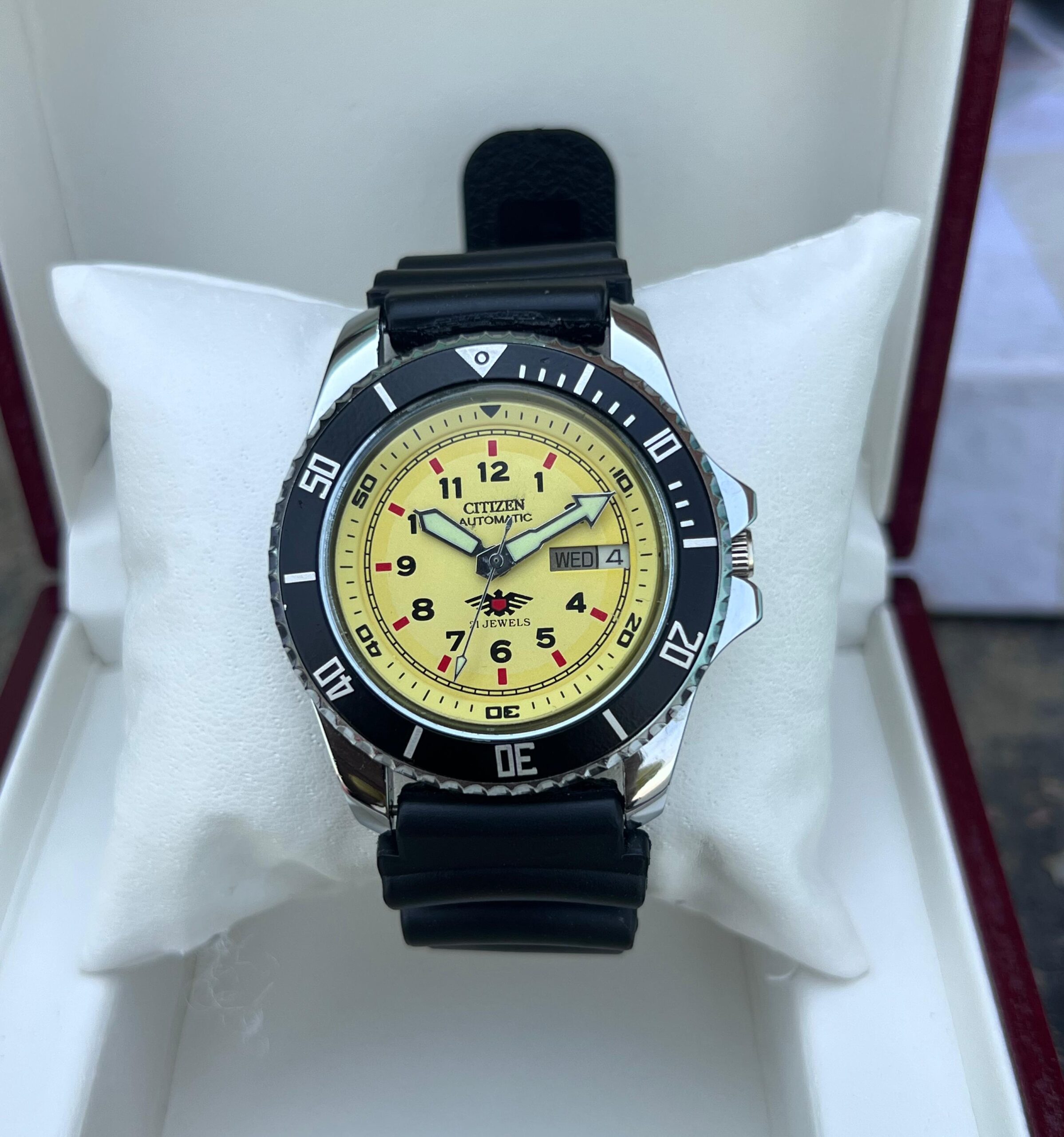 Citizen Sports Automatic – Modified yellow dial ko