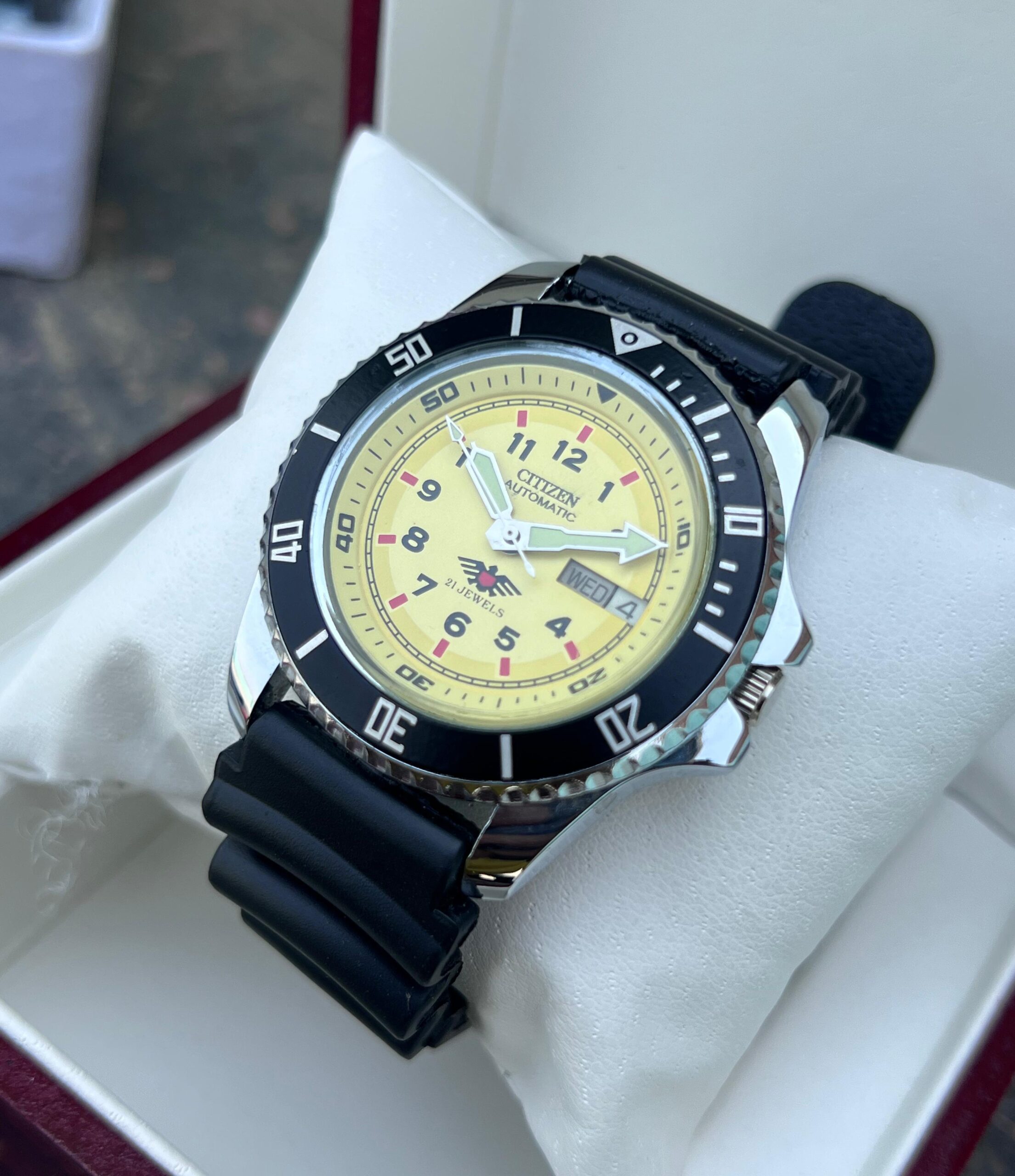 Citizen Sports Automatic – Modified yellow dial ko - Image 5