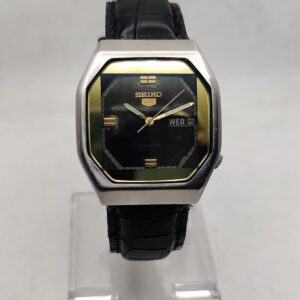Rare JDM Seiko 5 Quartered Effect dial automatic Day-Date watch