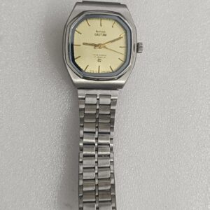Vintage HMT Gautham Sunburst Golden Dial