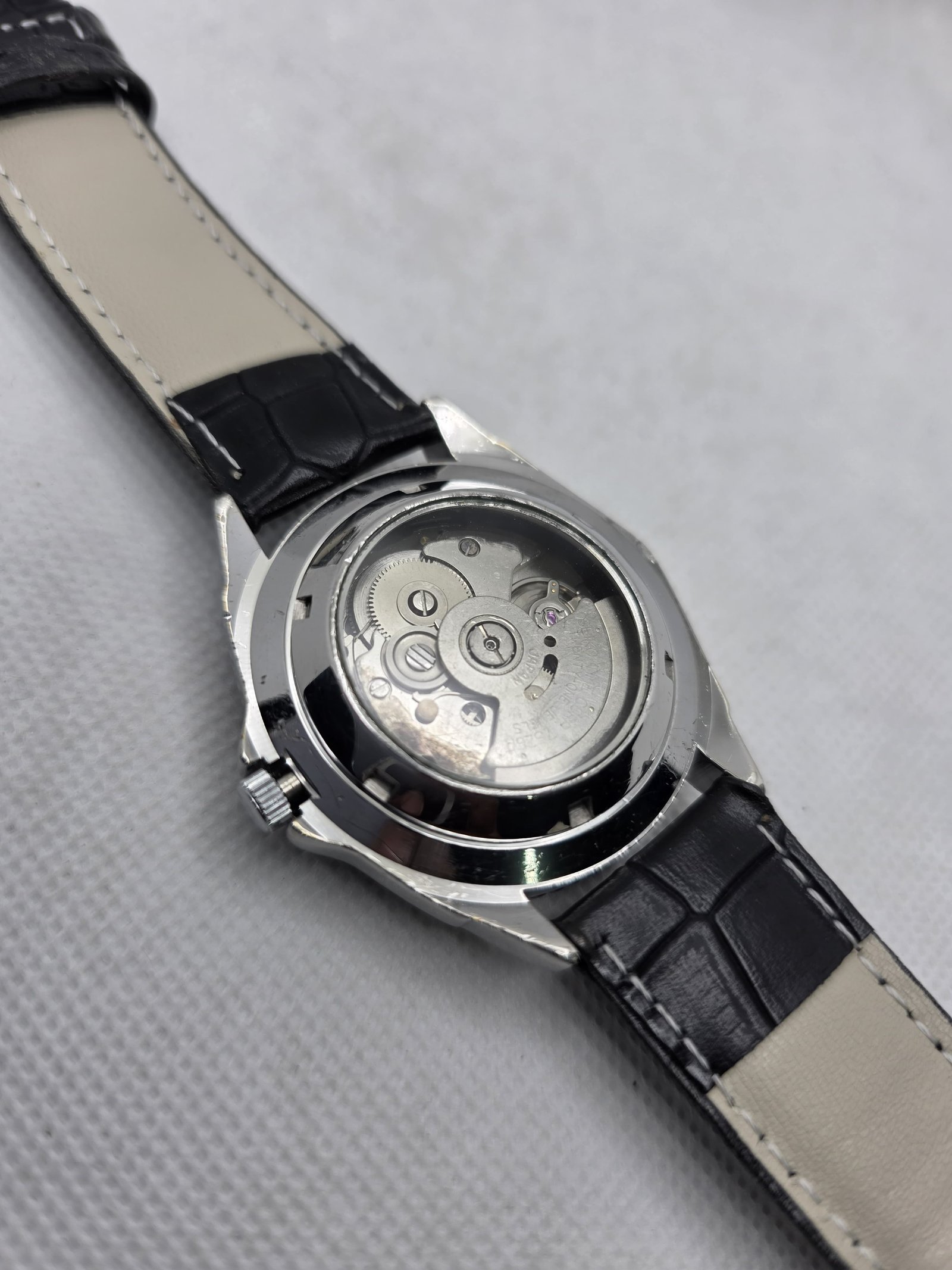 Vintage Seiko SNZB23J2 automatic day-date with Skeleton back - Image 4