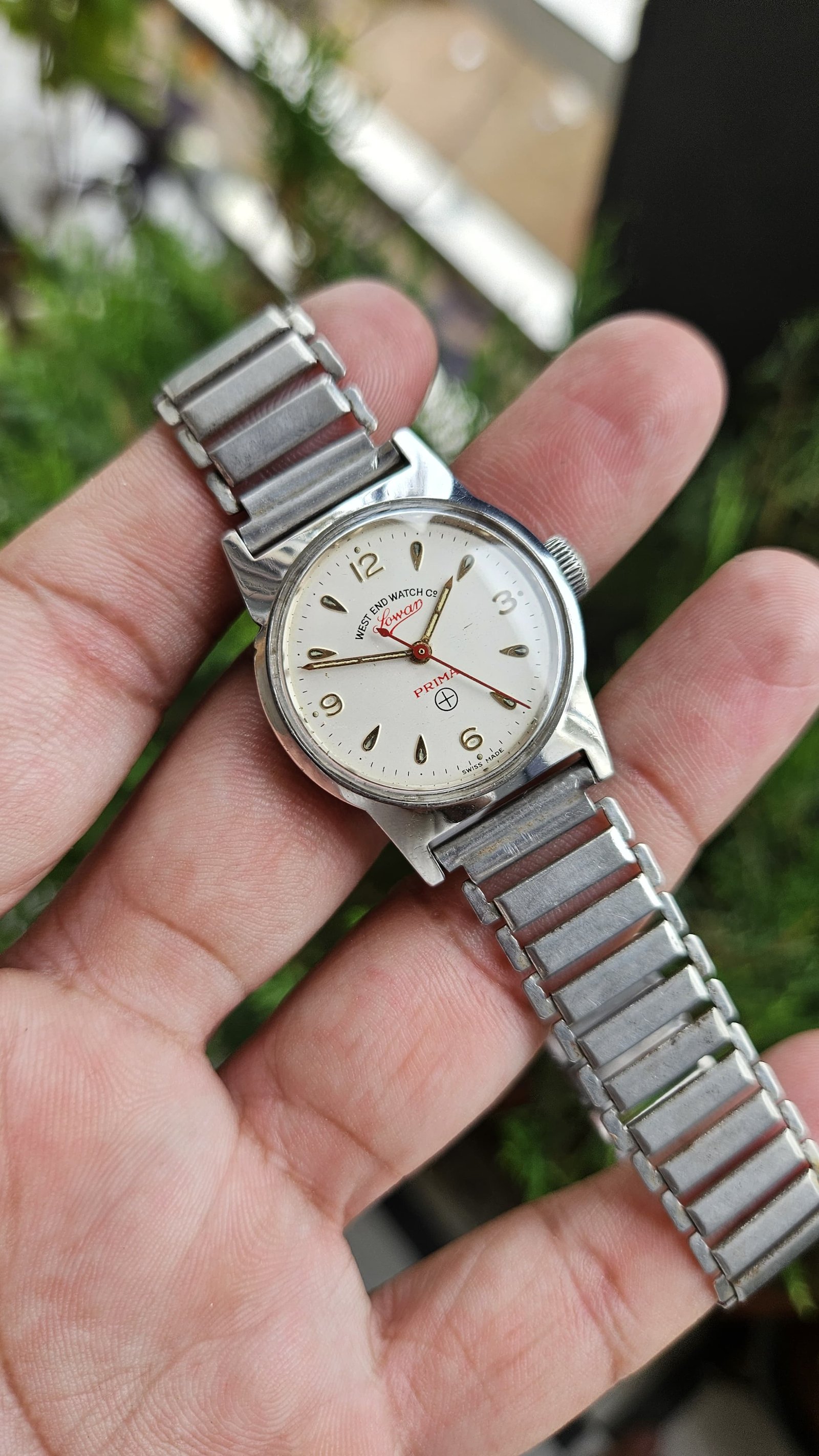 Vintage West End Sowar Hand-Winding Watch