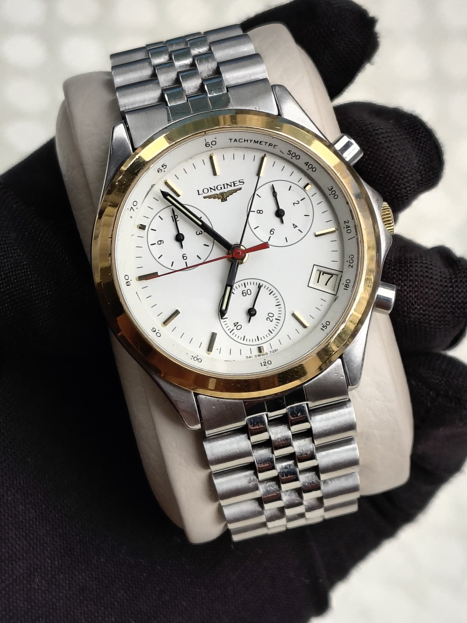 1995 Longines Flagship Chronograph Heritage Quartz Ref. 7281