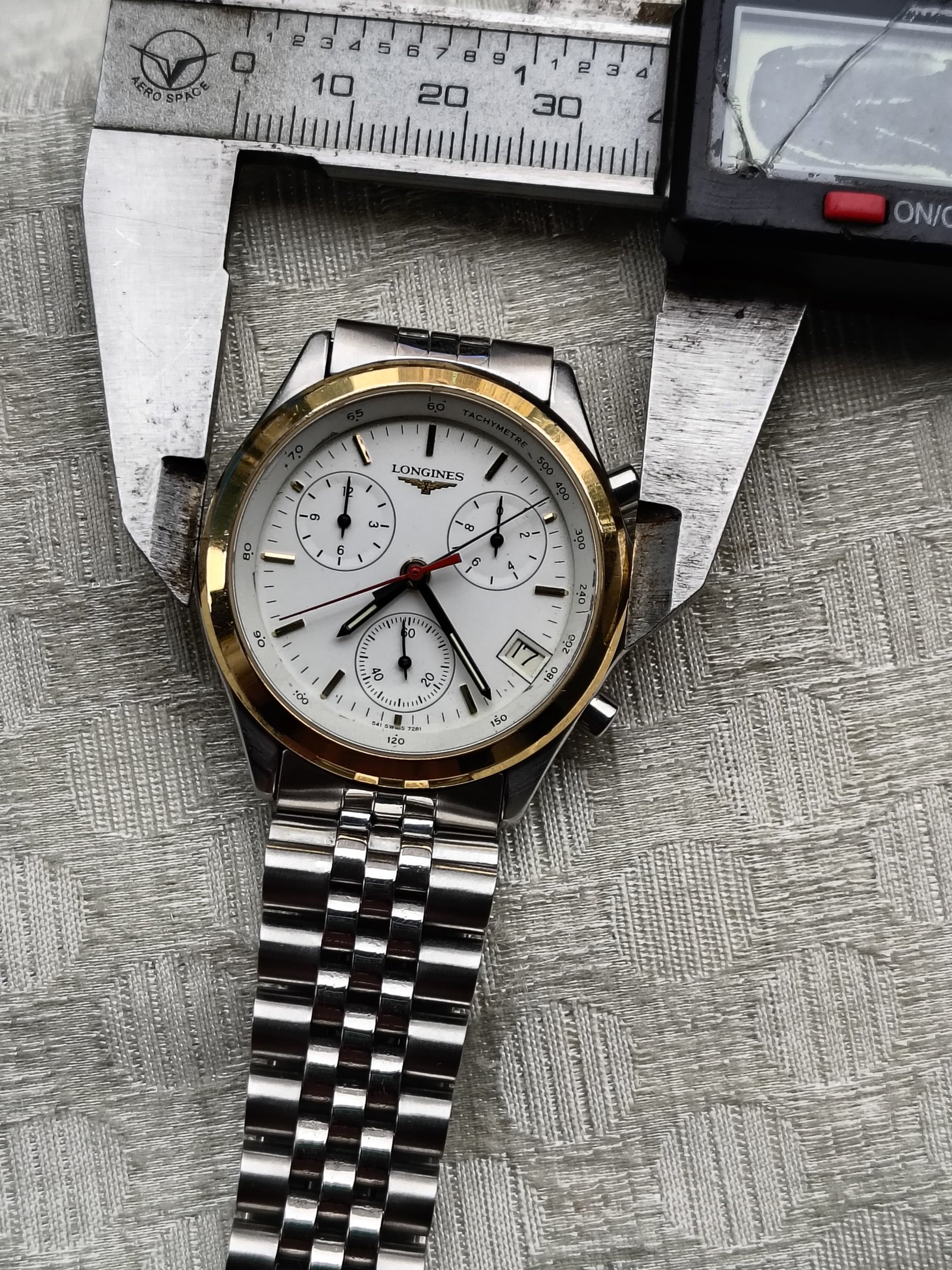 1995 Longines Flagship Chronograph Heritage Quartz Ref. 7281 - Image 5