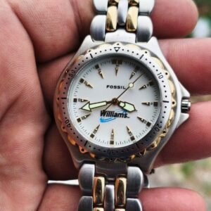Fossil two tone quartz watch