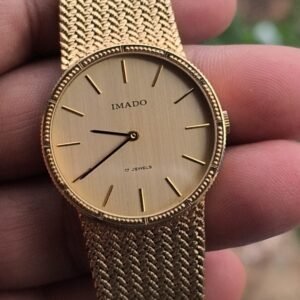 Vintage collectible swiss imado winding watch