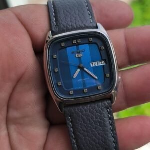 vintage Seiko automatic stone studded blue dial rare model