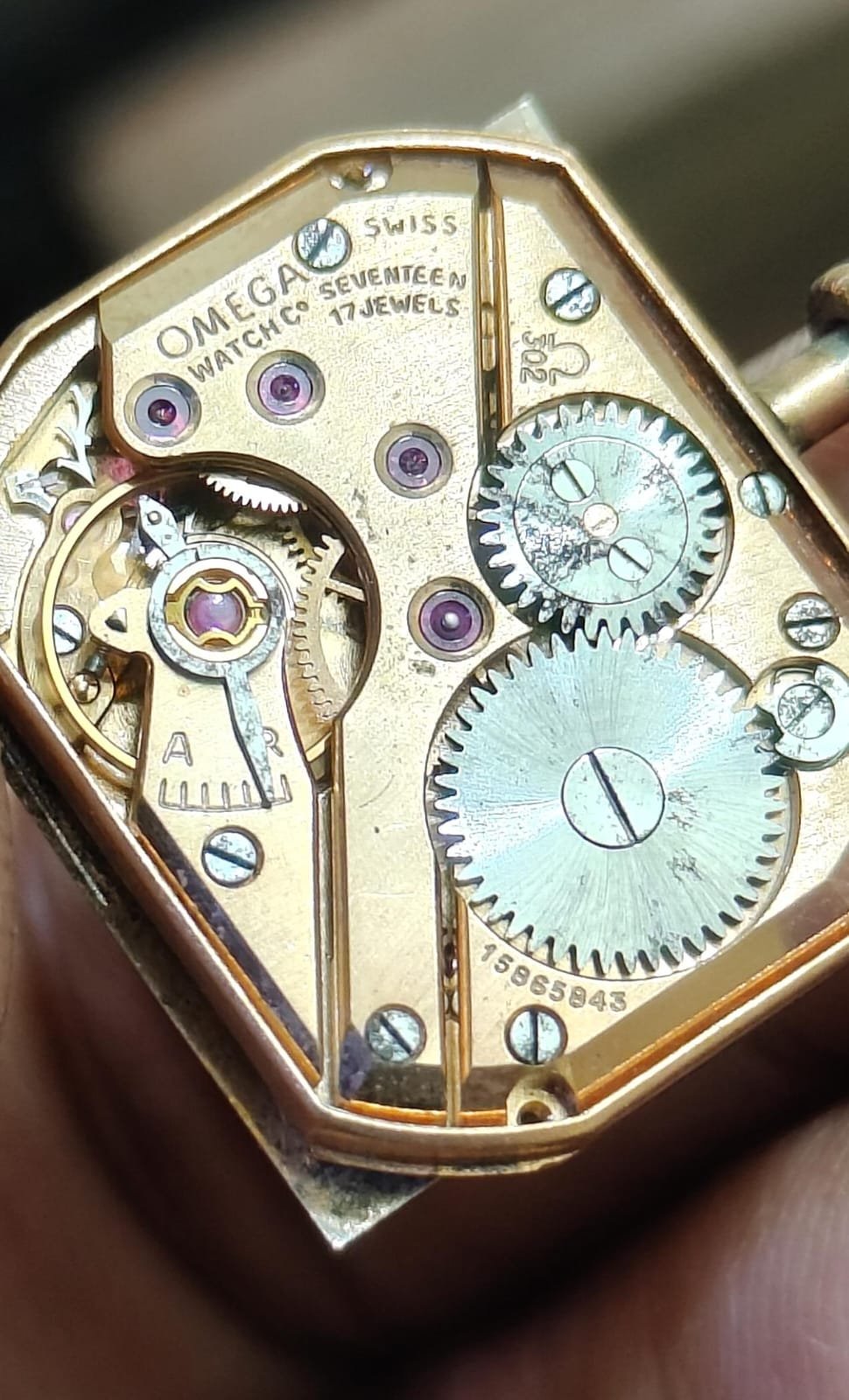 1956 VINTAGE OMEGA “TANK” ART DECO - Image 6