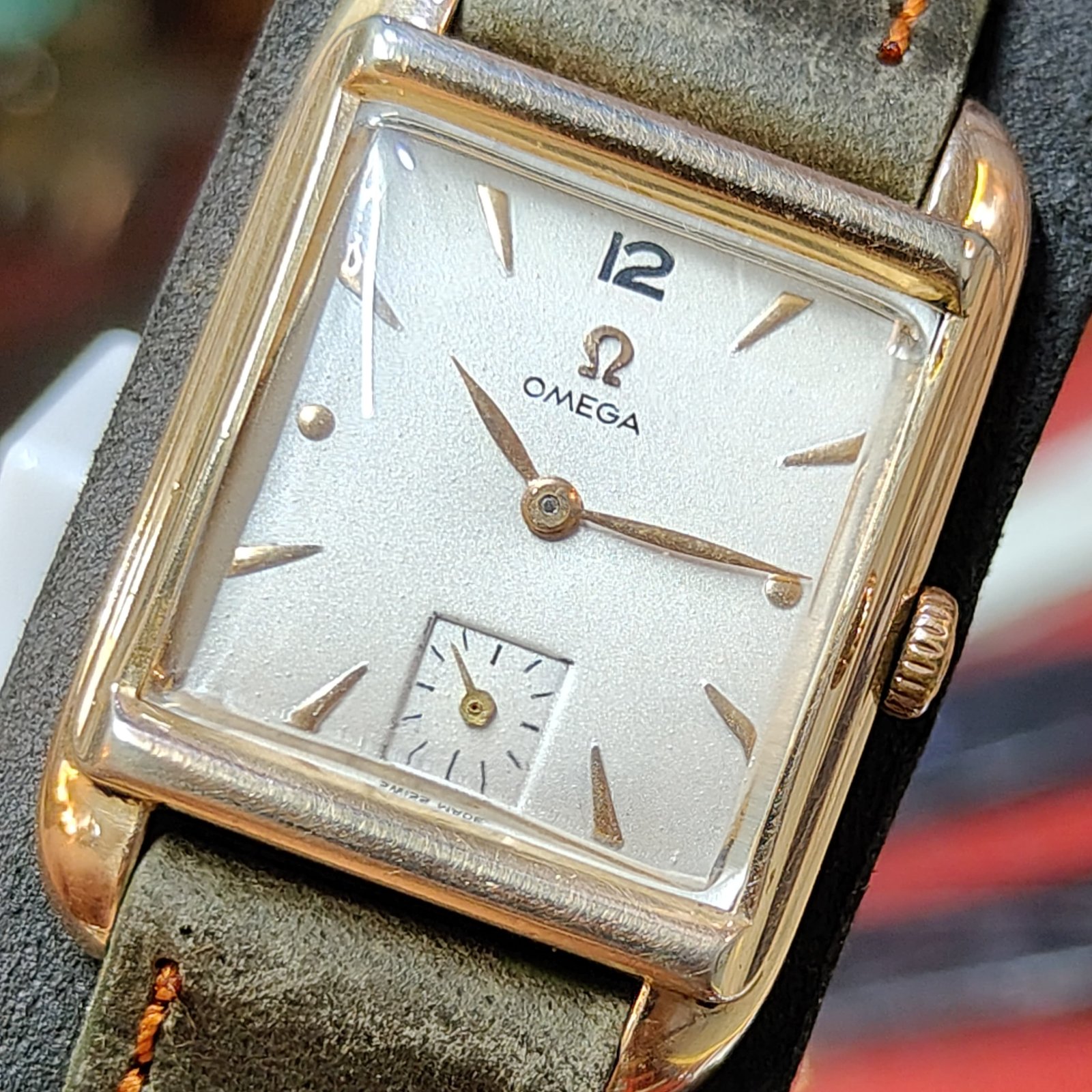 1956 VINTAGE OMEGA “TANK” ART DECO - Image 3