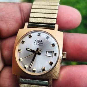 Vintage Oris super winding watch sunbrust dial