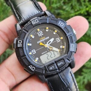 Timex dual time indiglow quartz watch